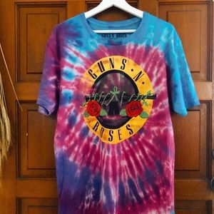 VINTAGE GUNS N ROSES TIE DYE T SHIRT